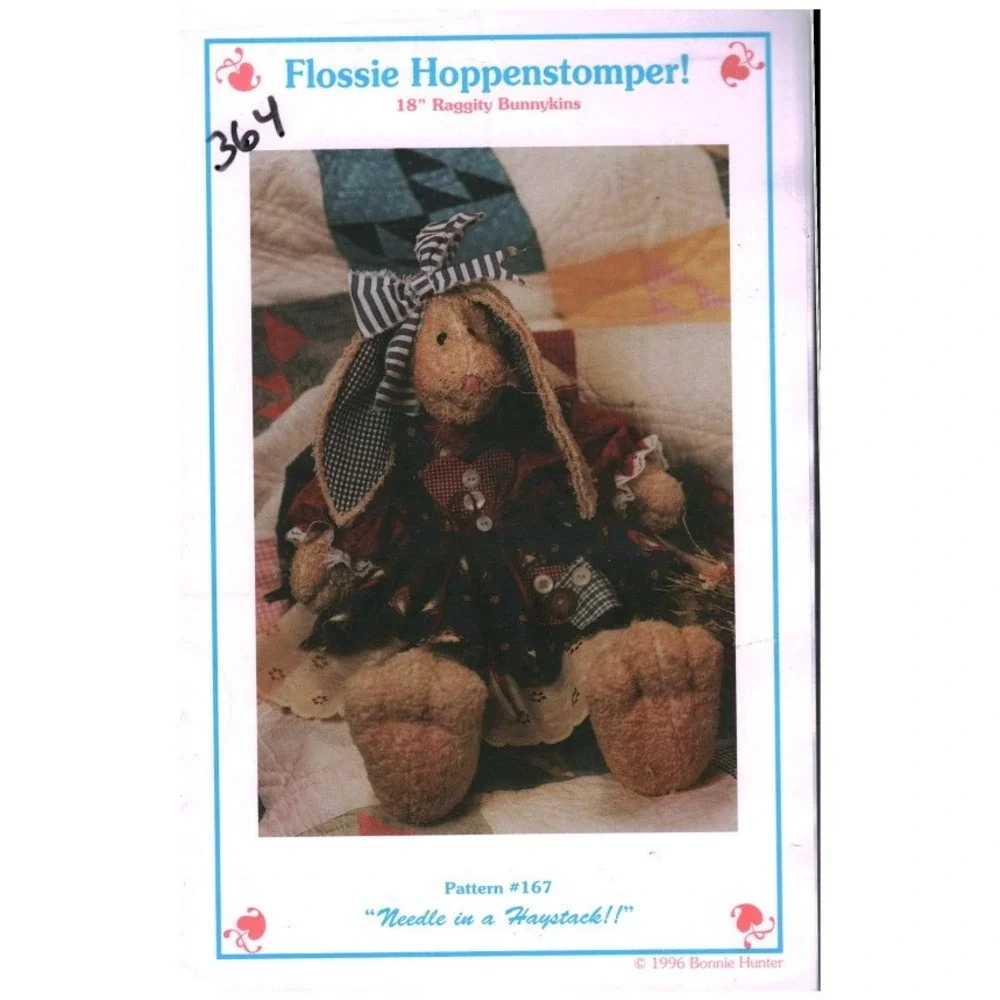 Bonnie Hunter Needle in a Haystack Flossie Hoppenstomper Bunny Doll‎ Pattern 167